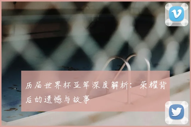 历届世界杯亚军深度解析:荣耀背后的遗憾与故事